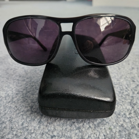 Calvin Klein Collection Accessories - Calvin Klein Collection Black Sunglasses with Case